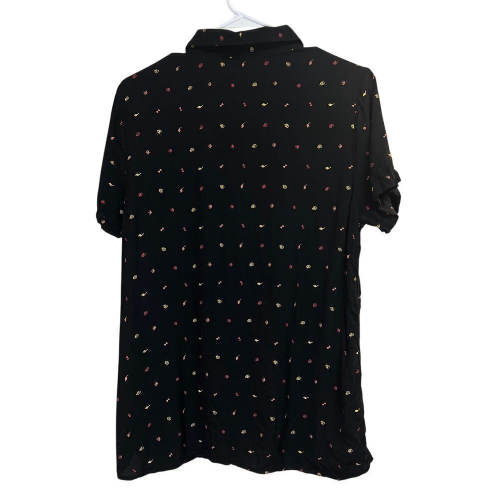 Harley Davidson Women's Short Sleeve Button Up Shirt Medium - Picture 10 of 10